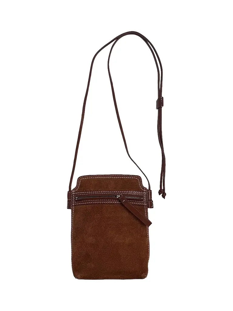 Men's Suede Crossbody Bag Men's Suede Crossbody Bag