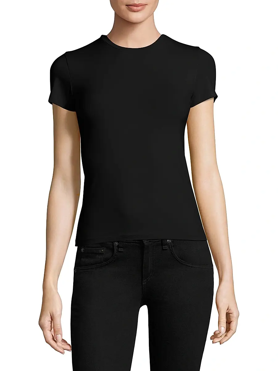 ATM Anthony Thomas Melillo Women's Stretch Cotton Tee | Thumbnail 3 ATM Anthony Thomas Melillo Women's Stretch Cotton Tee | Thumbnail 3