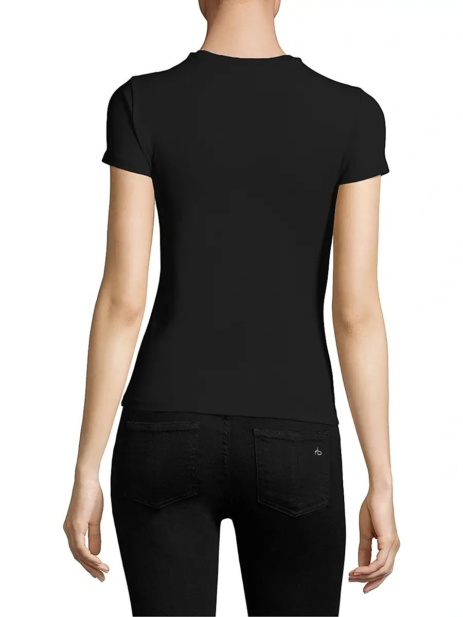 ATM Anthony Thomas Melillo Women's Stretch Cotton Tee | Thumbnail 5 ATM Anthony Thomas Melillo Women's Stretch Cotton Tee | Thumbnail 5