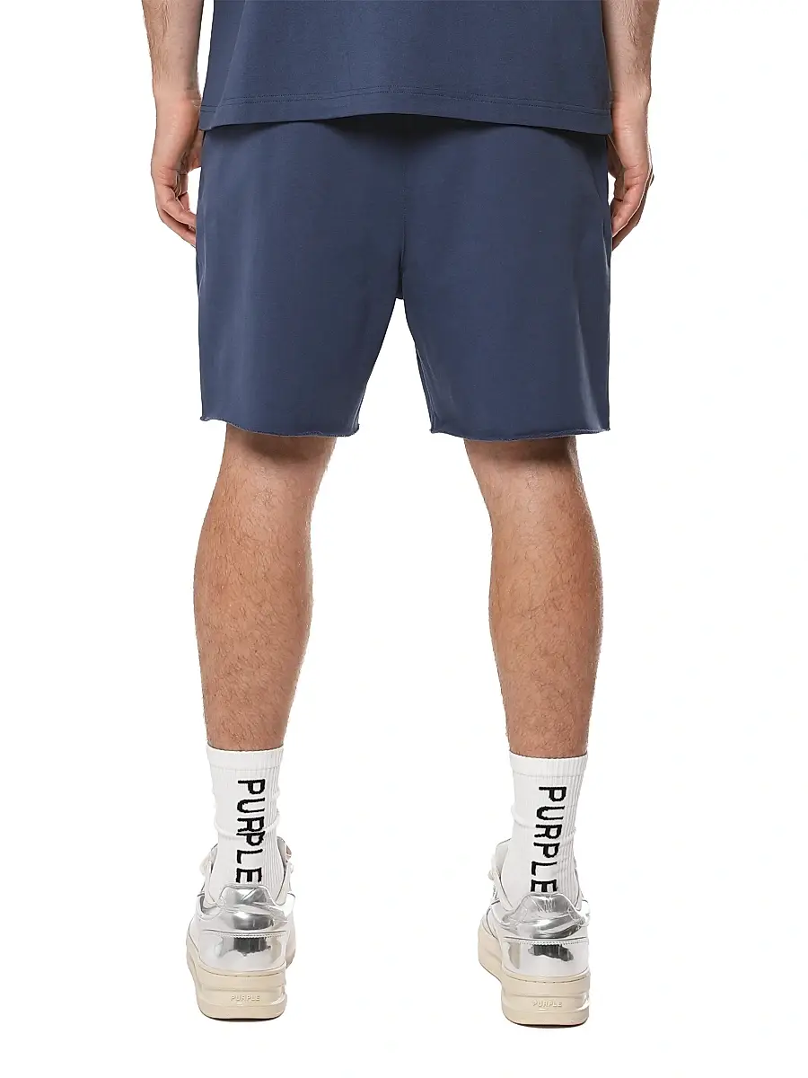 Purple Brand Men's Logo Fleece Shorts | Thumbnail 2 Purple Brand Men's Logo Fleece Shorts | Thumbnail 2
