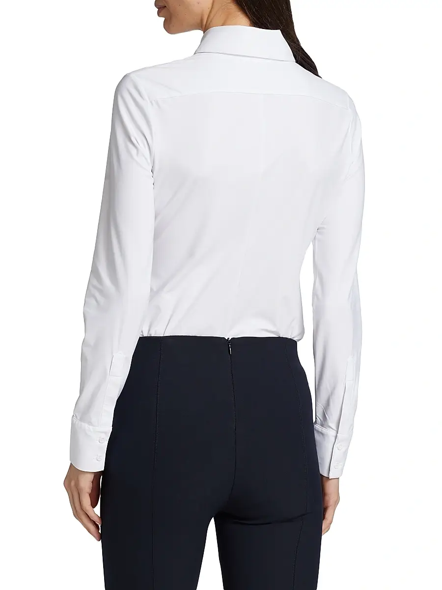 Commando Women's Classic Oxford Shirt Bodysuit | Thumbnail 5 Commando Women's Classic Oxford Shirt Bodysuit | Thumbnail 5