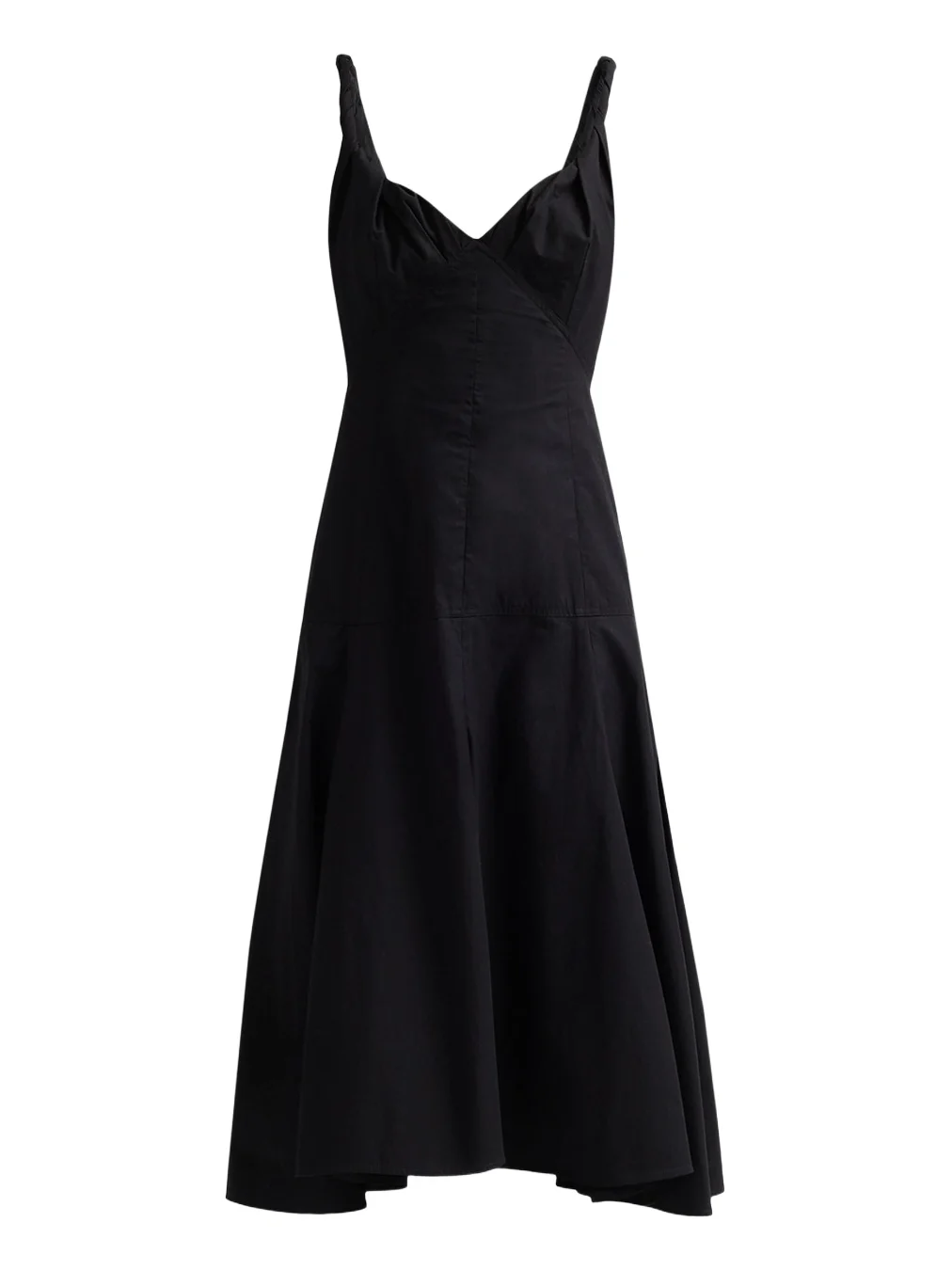 Women's Leo Cotton Poplin Midi-Dress