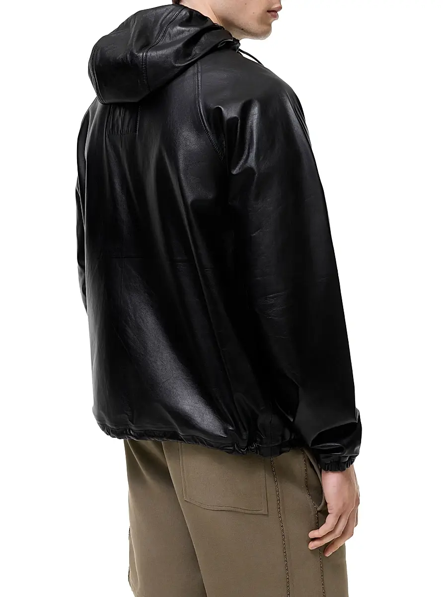 Burberry Men's Clapton Leather Jacket | Thumbnail 3 Burberry Men's Clapton Leather Jacket | Thumbnail 3