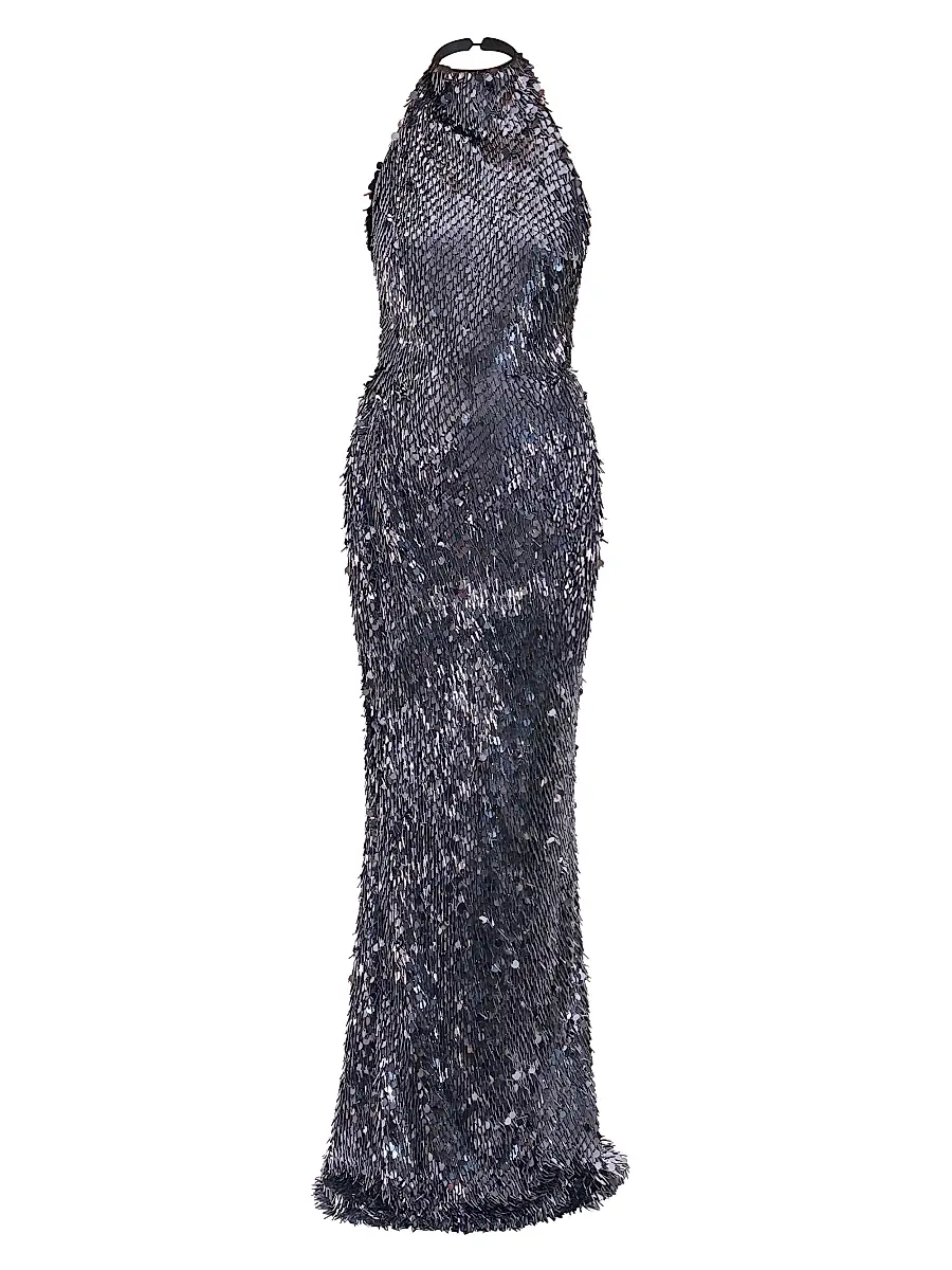 Zhivago Women's The Changing Moon Gown - Pewter | Image 1 Zhivago Women's The Changing Moon Gown - Pewter | Image 1