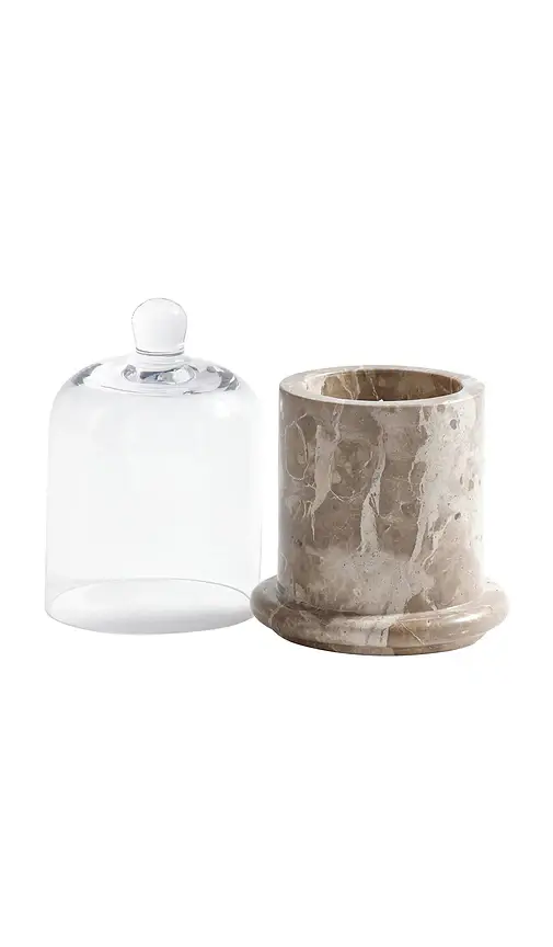 The Favorites Marbella Scented Candle Jar With Cloche | Thumbnail 7