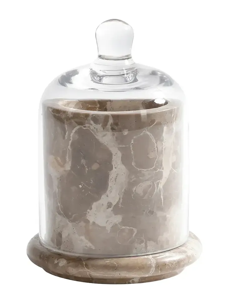 The Favorites Marbella Scented Candle Jar With Cloche