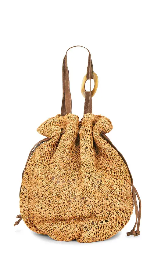 florabella Antilles Crochet Raffia And Leather Tote Bag | Thumbnail 2 florabella Antilles Crochet Raffia And Leather Tote Bag | Thumbnail 2