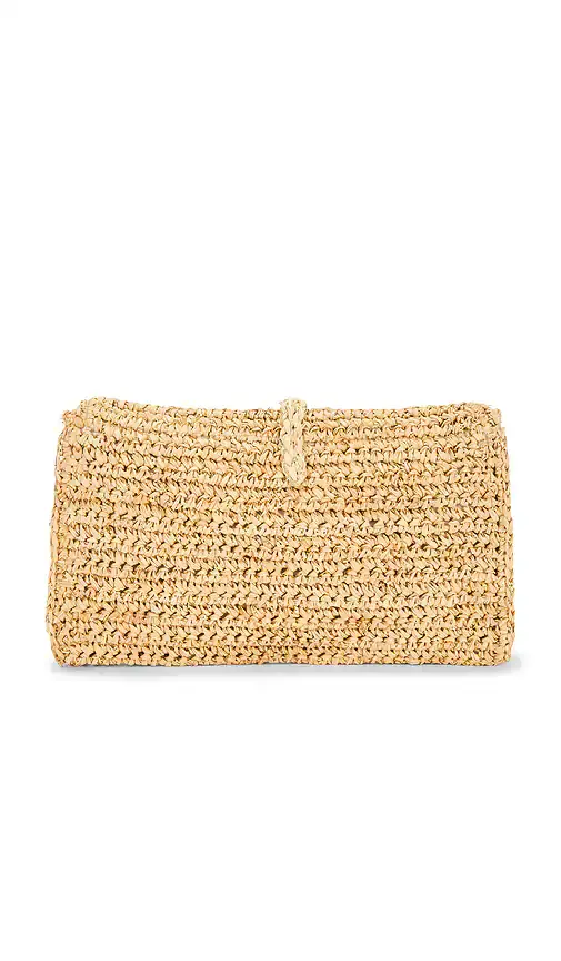 florabella Chastanet Crochet Raffia Clutch | Thumbnail 2 florabella Chastanet Crochet Raffia Clutch | Thumbnail 2