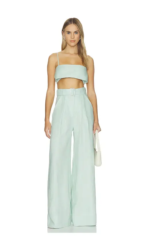 Matthew Bruch Wide Leg Pleated Pant | Thumbnail 5 Matthew Bruch Wide Leg Pleated Pant | Thumbnail 5