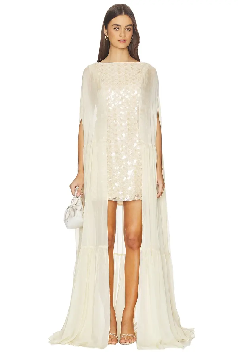 Moonlit Floral Tulle Dress