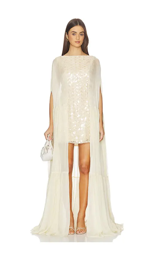 LA FUORI Moonlit Floral Tulle Dress | Image 1 LA FUORI Moonlit Floral Tulle Dress | Image 1