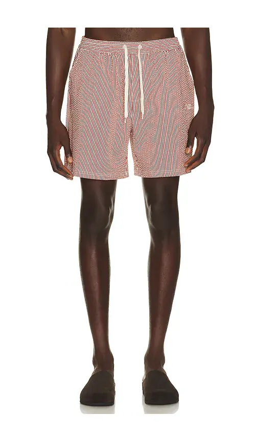 Les Deux Stripe Seersucker Swim Shorts | Image 1 Les Deux Stripe Seersucker Swim Shorts | Image 1