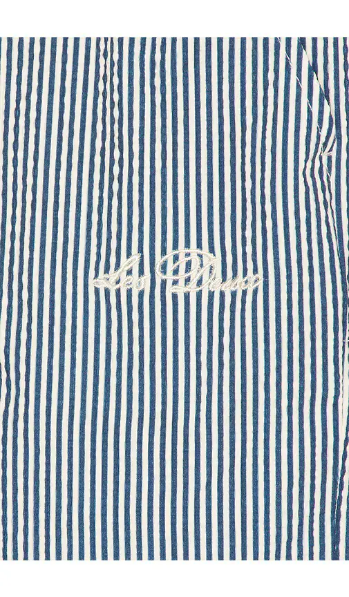 Les Deux Stripe Seersucker Swim Shorts | Thumbnail 5