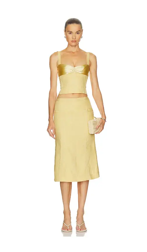 Camila Coelho Cassia Midi Skirt | Thumbnail 5