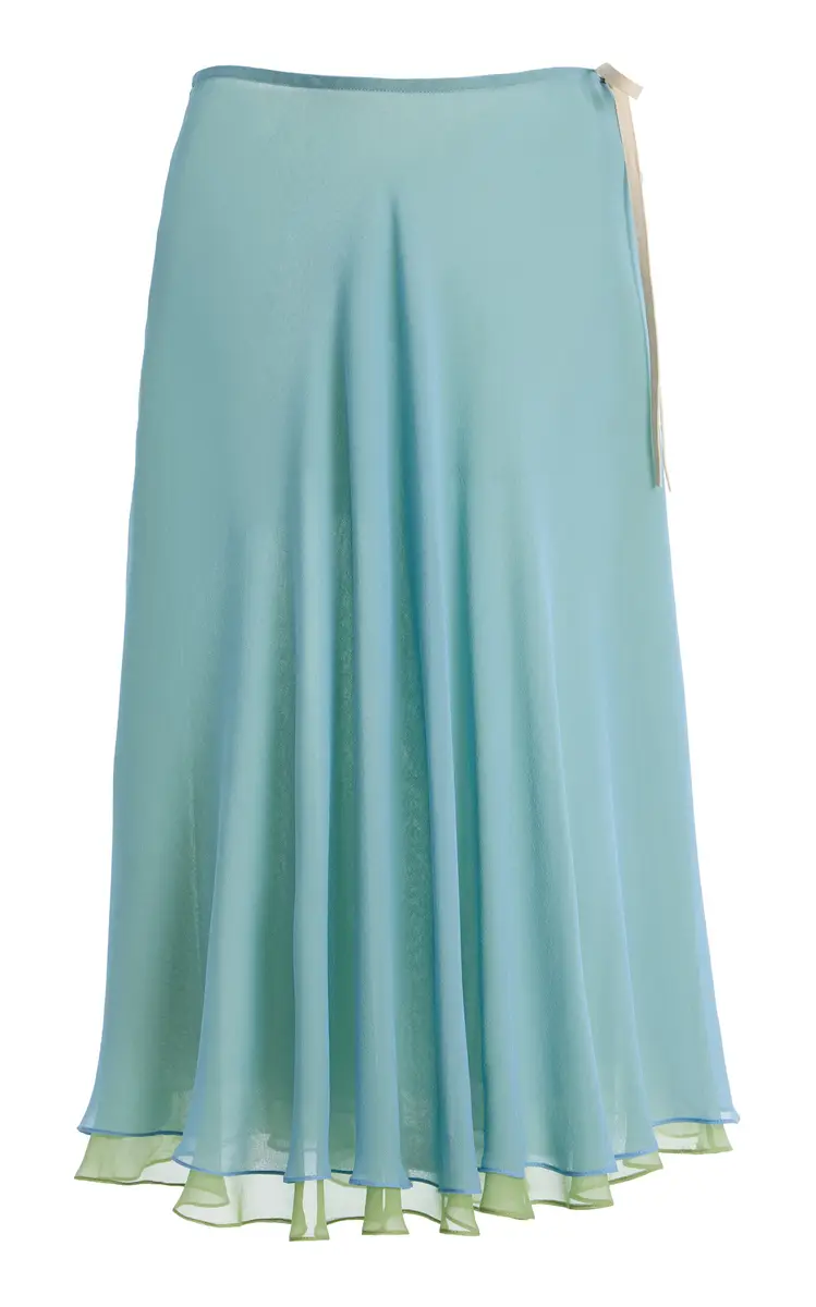 Tae Park Flowy Ruffled Chiffon Midi Skirt | Thumbnail 5 Tae Park Flowy Ruffled Chiffon Midi Skirt | Thumbnail 5