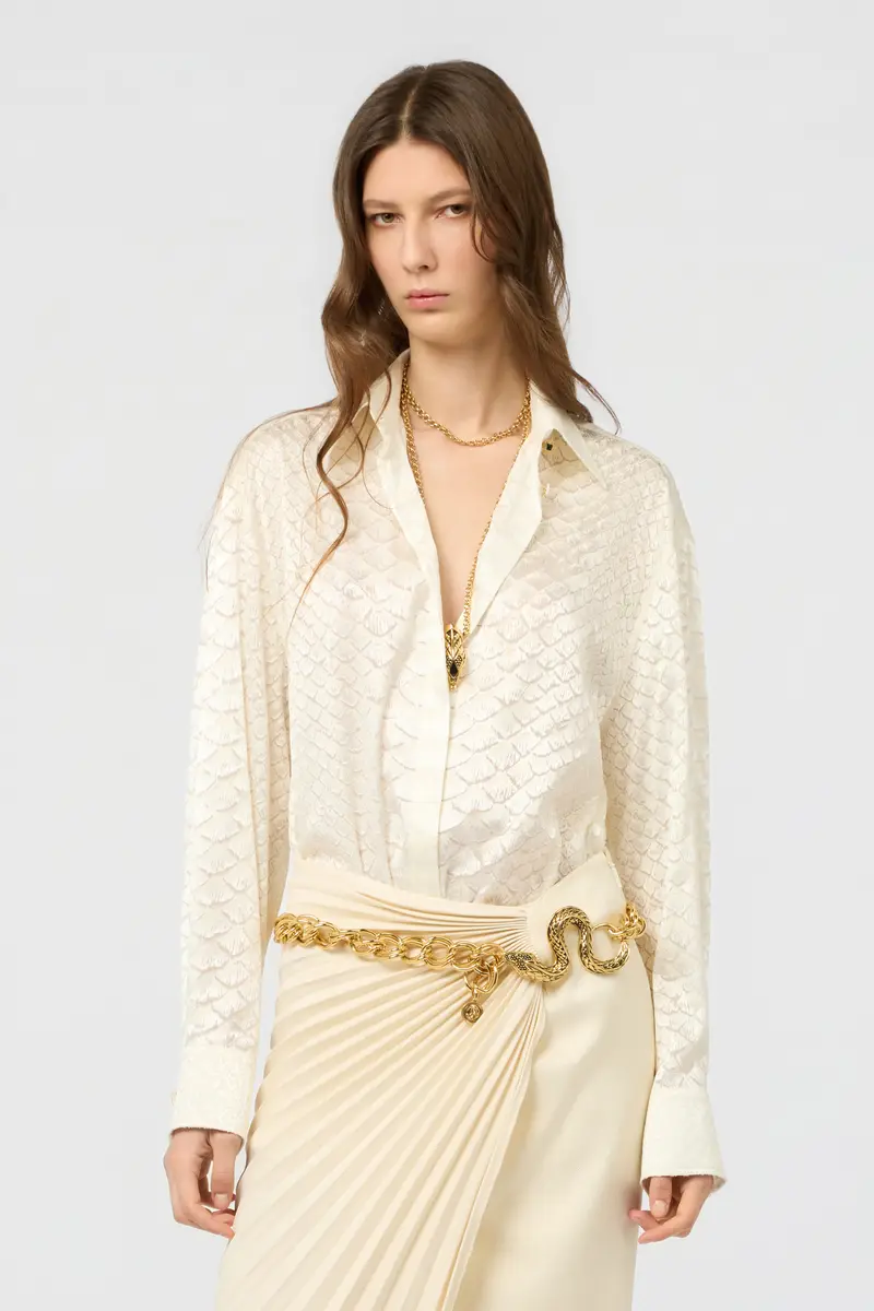 Roberto Cavalli Serpentine Print Shirt | Thumbnail 2