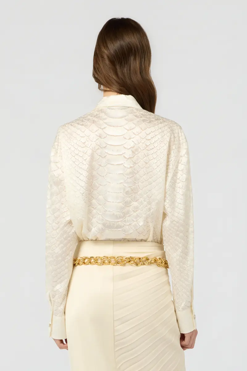 Roberto Cavalli Serpentine Print Shirt | Thumbnail 3