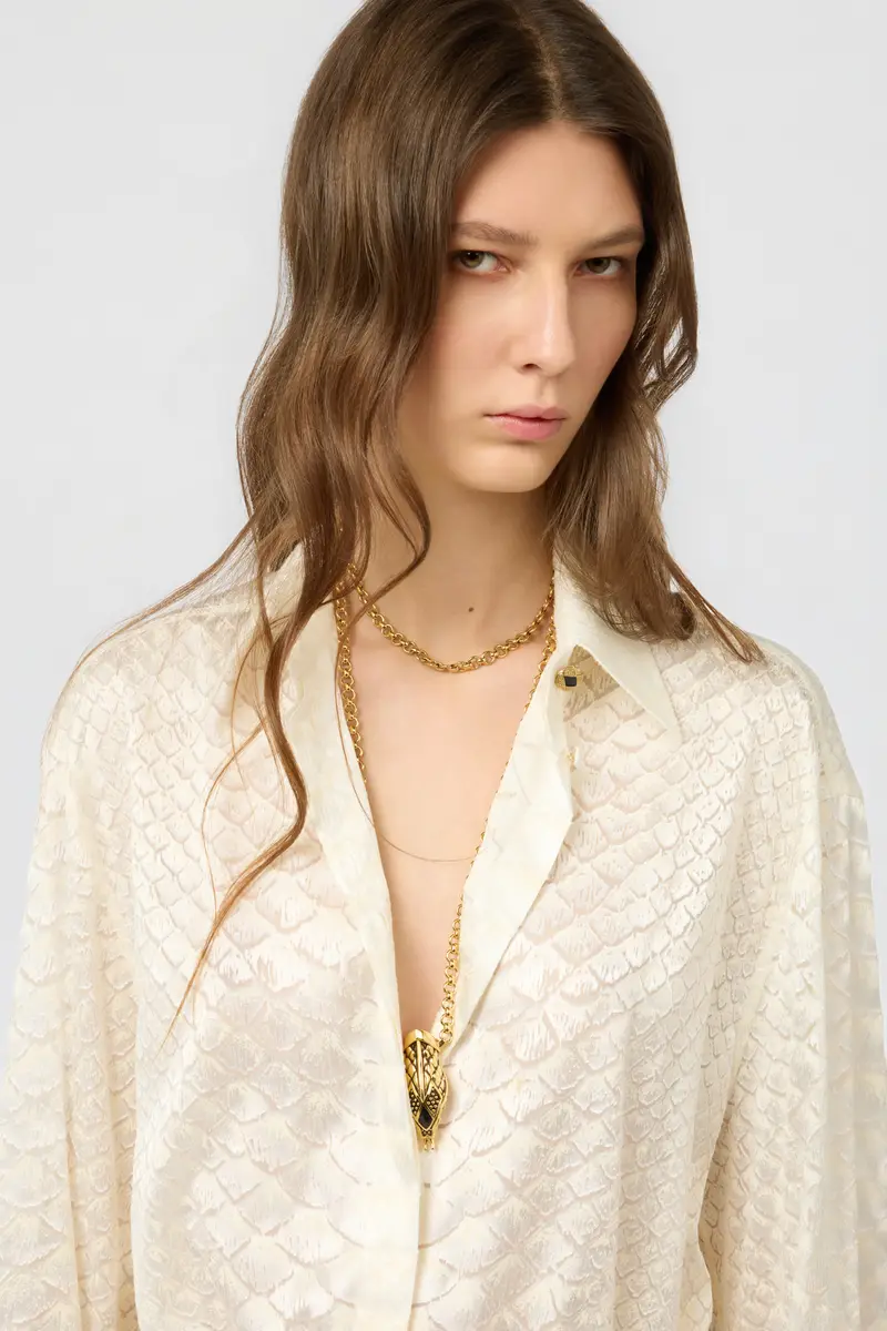 Roberto Cavalli Serpentine Print Shirt | Thumbnail 4