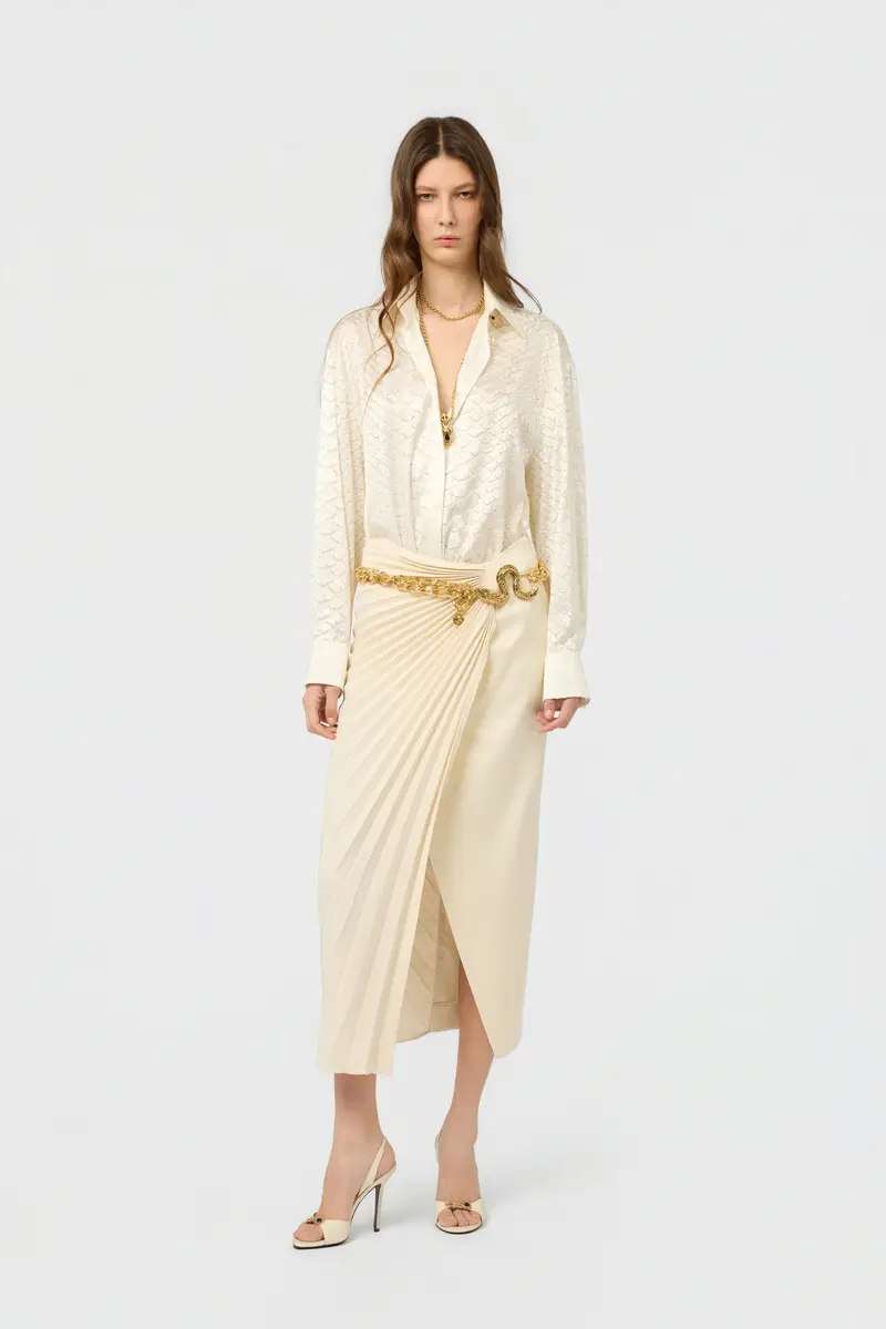 Roberto Cavalli Serpentine Print Shirt | Thumbnail 6
