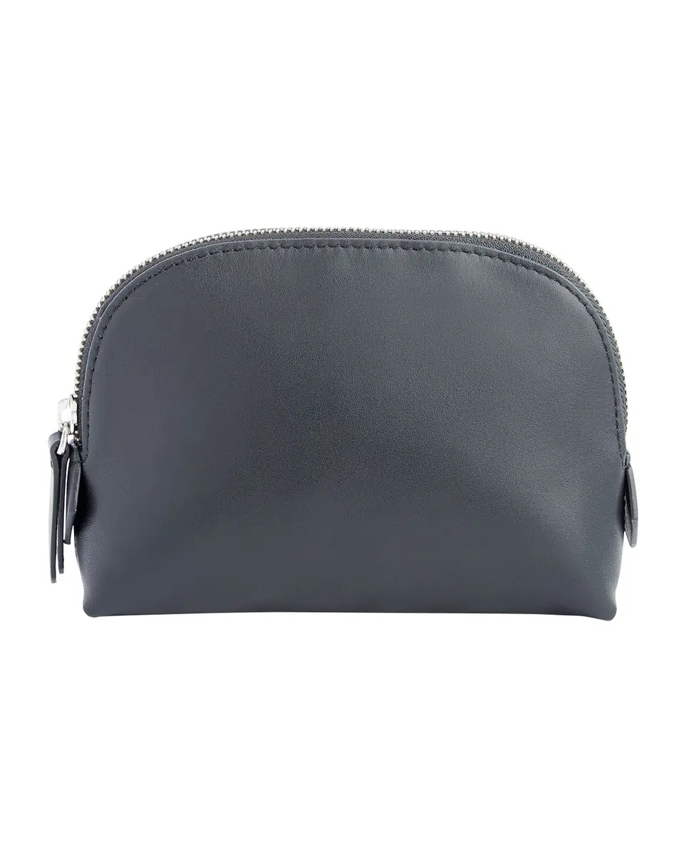 Royce New York Monogrammed Compact Leather Cosmetic Bag | Thumbnail 2