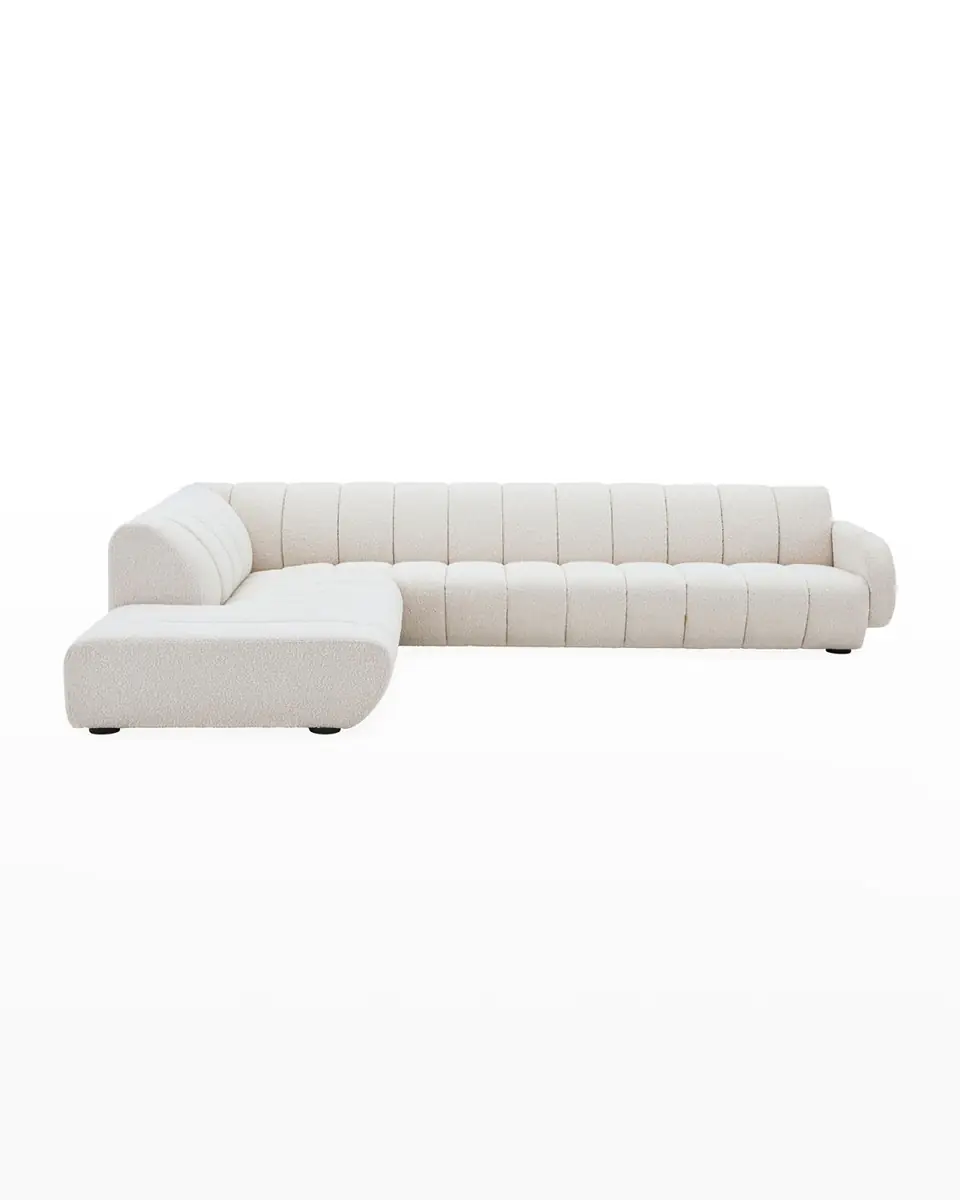 Jonathan Adler Brigitte Left-Arm Facing Sectional, Olympus Oatmeal | Thumbnail 2 Jonathan Adler Brigitte Left-Arm Facing Sectional, Olympus Oatmeal | Thumbnail 2