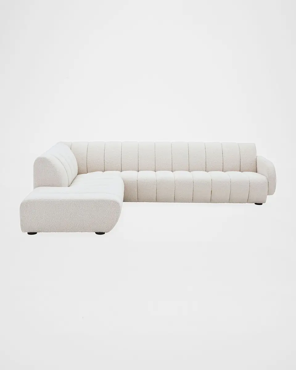 Jonathan Adler Brigitte Left-Arm Facing Sectional, Olympus Oatmeal | Thumbnail 3 Jonathan Adler Brigitte Left-Arm Facing Sectional, Olympus Oatmeal | Thumbnail 3