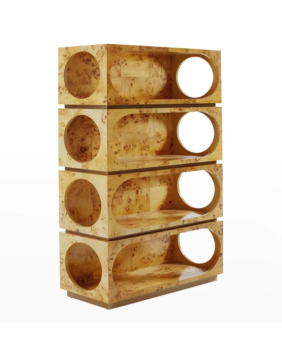 Jonathan Adler Bond Etagere, Burled Mappa | Thumbnail 4 Jonathan Adler Bond Etagere, Burled Mappa | Thumbnail 4