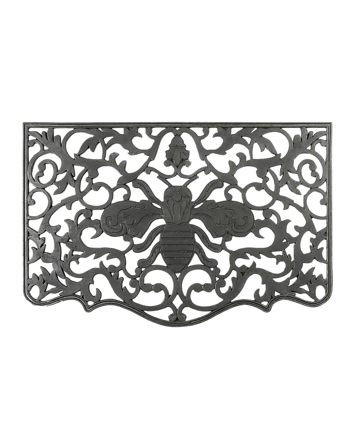 MacKenzie-Childs Queen Bee Rubber Door Mat