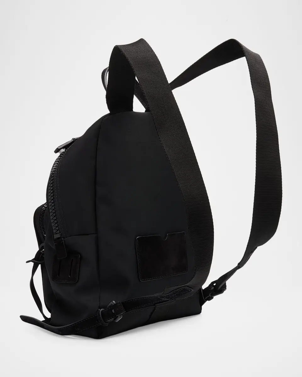 MOSCHINO Men's Logo Hardware Backpack | Thumbnail 2 MOSCHINO Men's Logo Hardware Backpack | Thumbnail 2