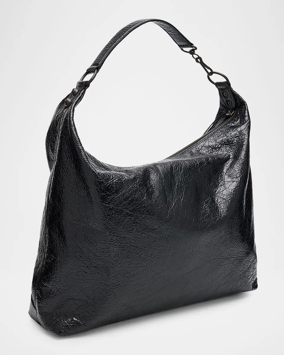 Balenciaga Le City Medium Leather Hobo Bag | Thumbnail 2 Balenciaga Le City Medium Leather Hobo Bag | Thumbnail 2