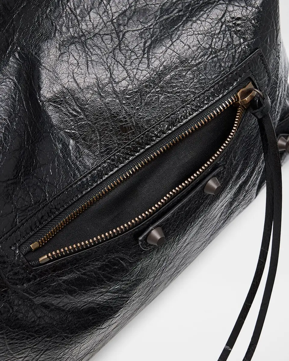 Balenciaga Le City Medium Leather Hobo Bag | Thumbnail 5 Balenciaga Le City Medium Leather Hobo Bag | Thumbnail 5
