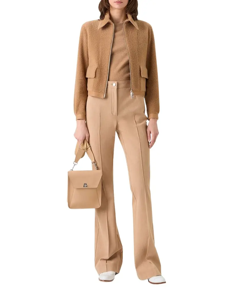 Akris Sady Lamb Shearling Short Jacket | Image 1 Akris Sady Lamb Shearling Short Jacket | Image 1