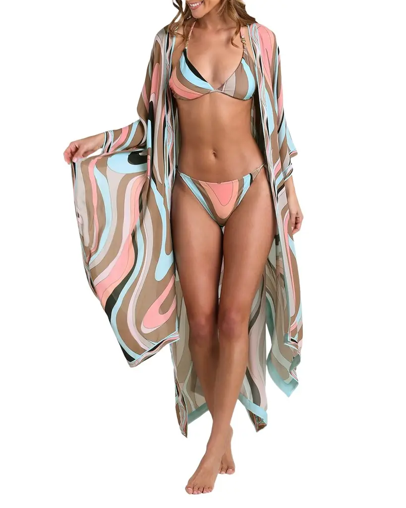 L'Agence Kara Abstract Swirl Cover-Up | Image 1 L'Agence Kara Abstract Swirl Cover-Up | Image 1