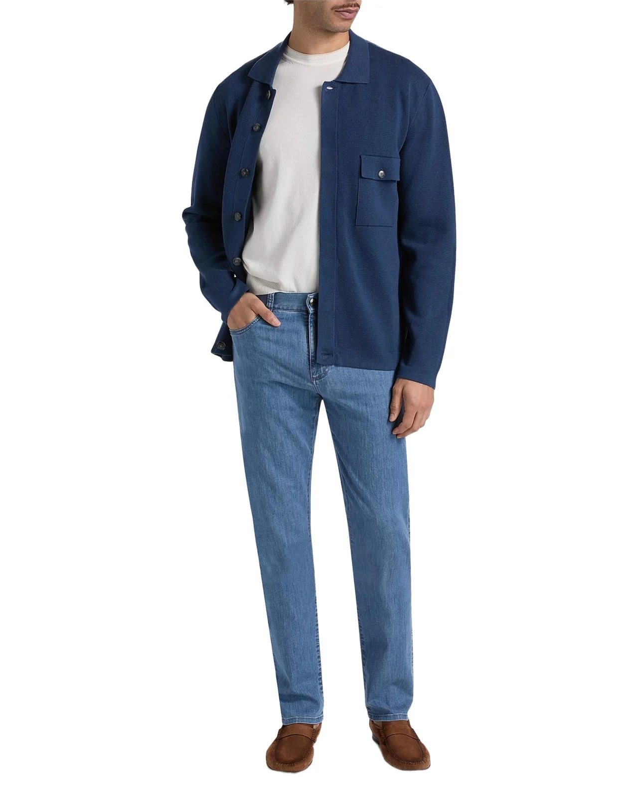 Men's Denim Straight Leg Five-Pocket Pants Men's Denim Straight Leg Five-Pocket Pants