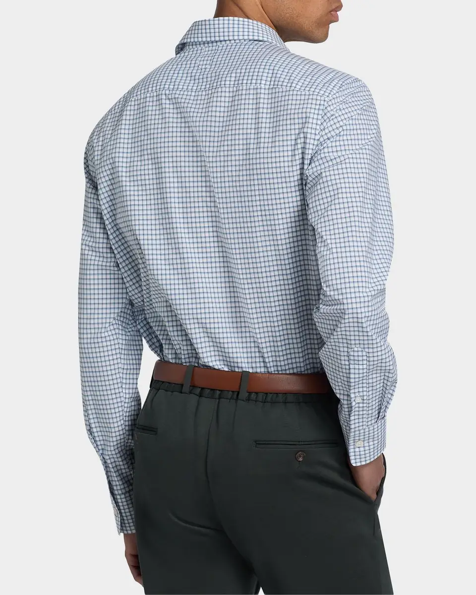 Canali Men's Cotton Windowpane Check Sport Shirt | Thumbnail 2 Canali Men's Cotton Windowpane Check Sport Shirt | Thumbnail 2