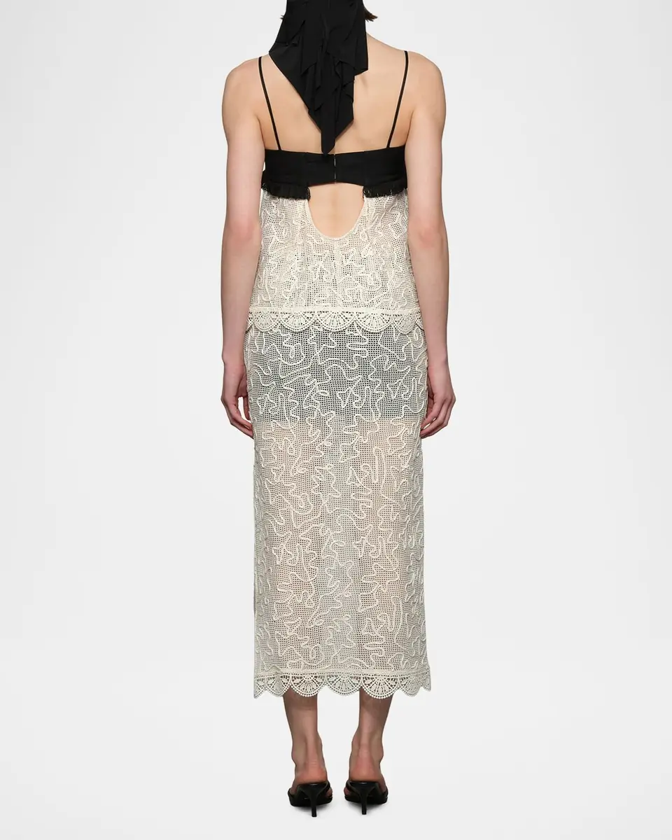 Et Ochs Jayde Square-Neck Embroidered Net Top | Thumbnail 2 Et Ochs Jayde Square-Neck Embroidered Net Top | Thumbnail 2