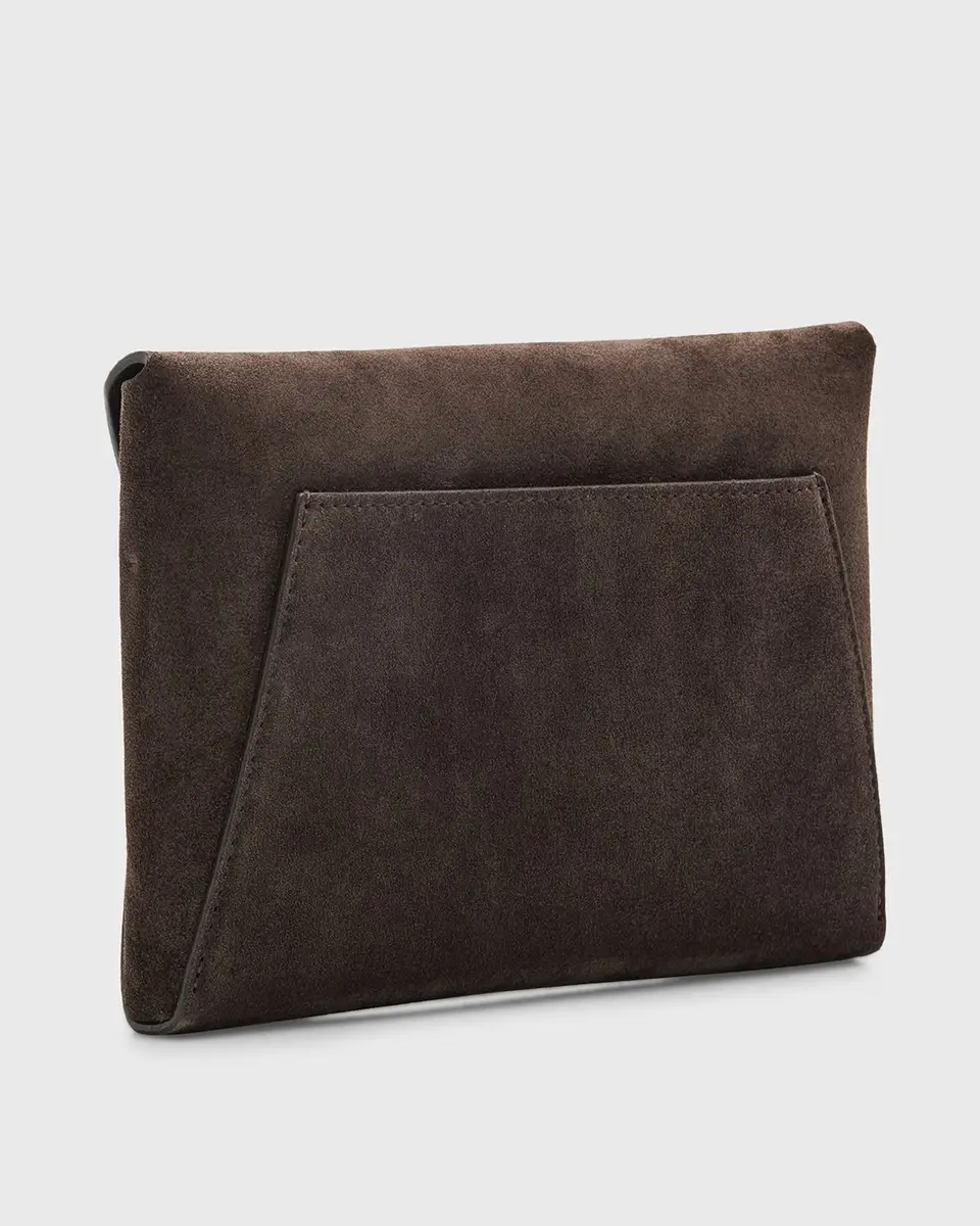 Brunello Cucinelli Suede Envelope Flap Clutch Bag | Thumbnail 3 Brunello Cucinelli Suede Envelope Flap Clutch Bag | Thumbnail 3