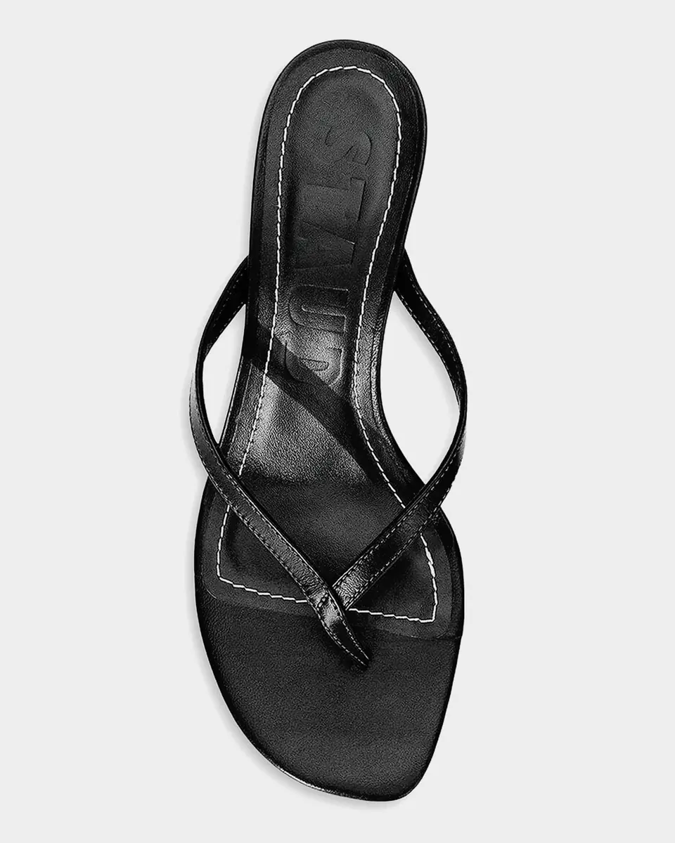 STAUD 55mm Freja Leather Thong Sandals | Thumbnail 3