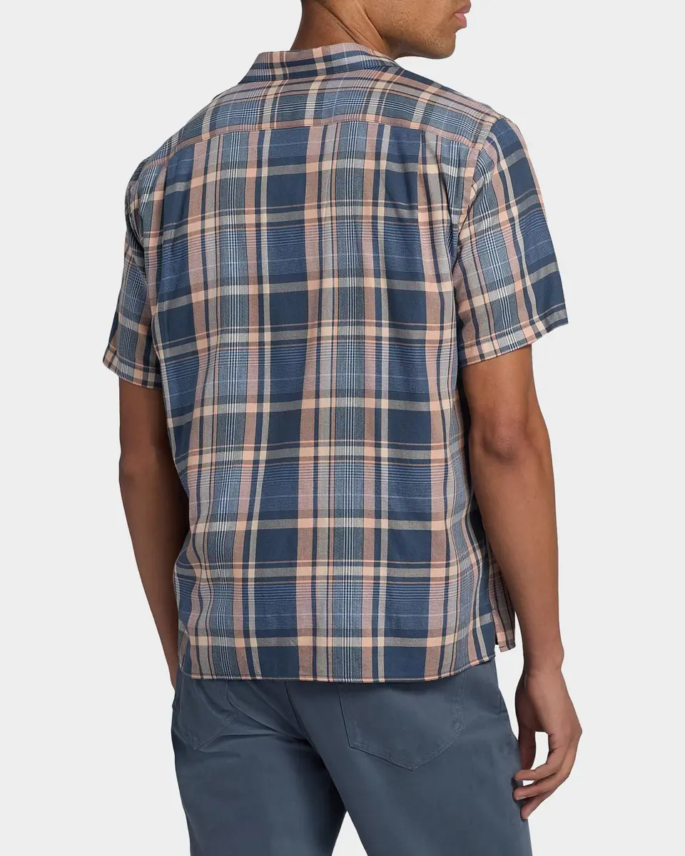 Vince Men's Prine Plaid Short-Sleeve Shirt | Thumbnail 2 Vince Men's Prine Plaid Short-Sleeve Shirt | Thumbnail 2