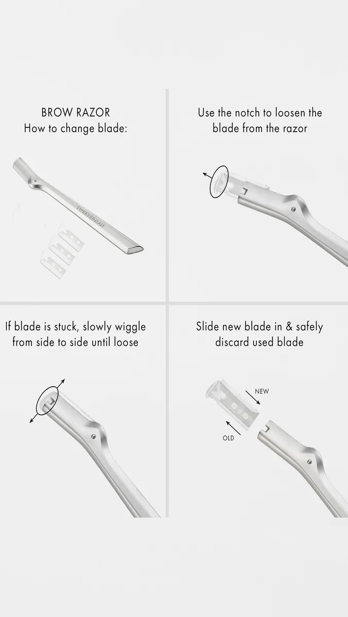 Tweezerman Brow Razor No Color | Thumbnail 5