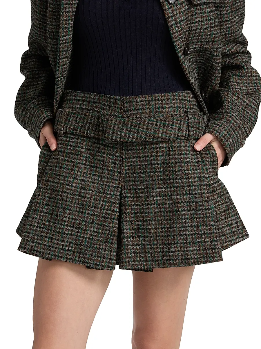 A.L.C. A. L.C. Women's Como Tweed Shorts | Thumbnail 3 A.L.C. A. L.C. Women's Como Tweed Shorts | Thumbnail 3
