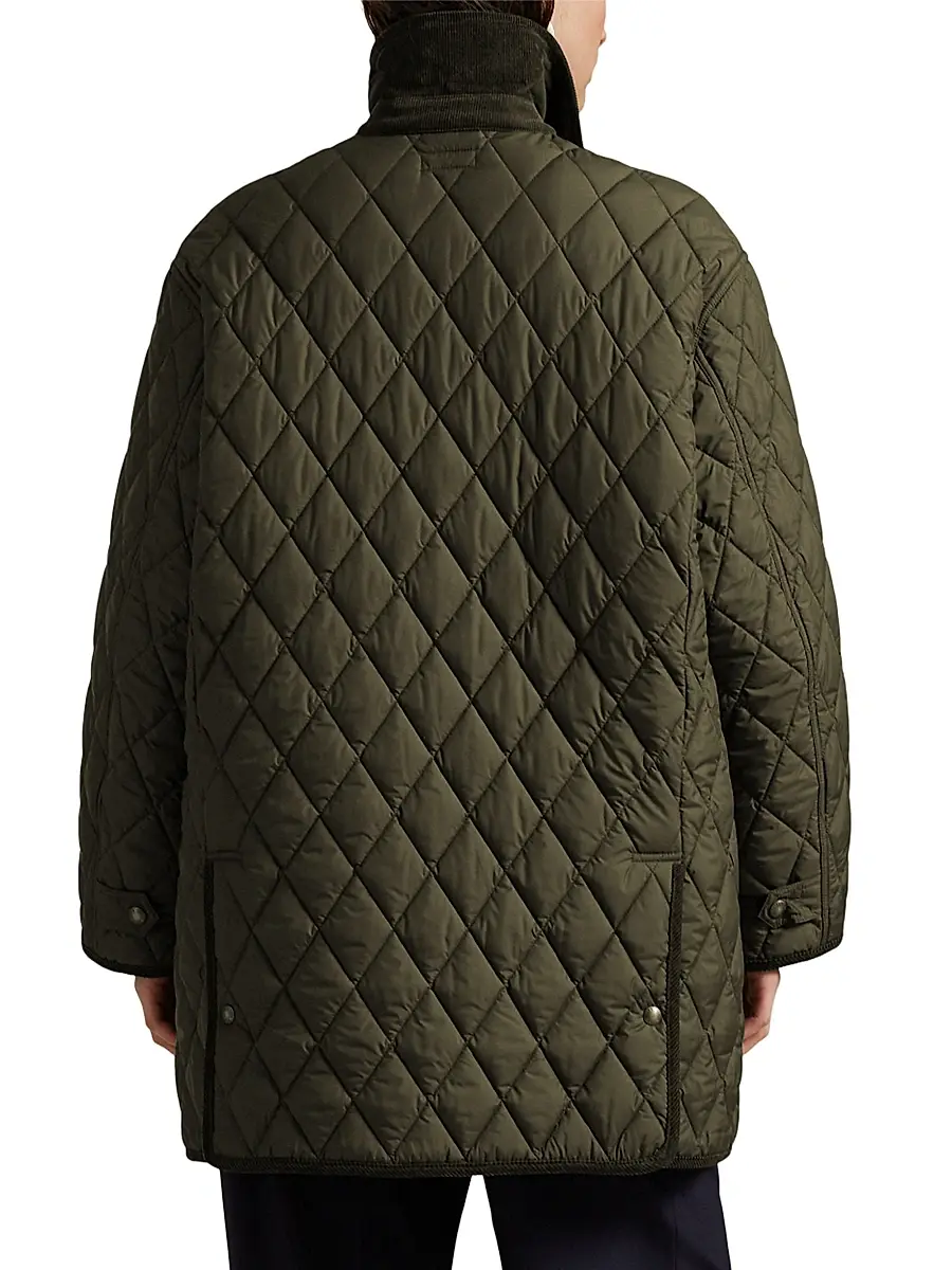 Polo Ralph Lauren Women's Oversized Quilted Barn Jacket | Thumbnail 5 Polo Ralph Lauren Women's Oversized Quilted Barn Jacket | Thumbnail 5