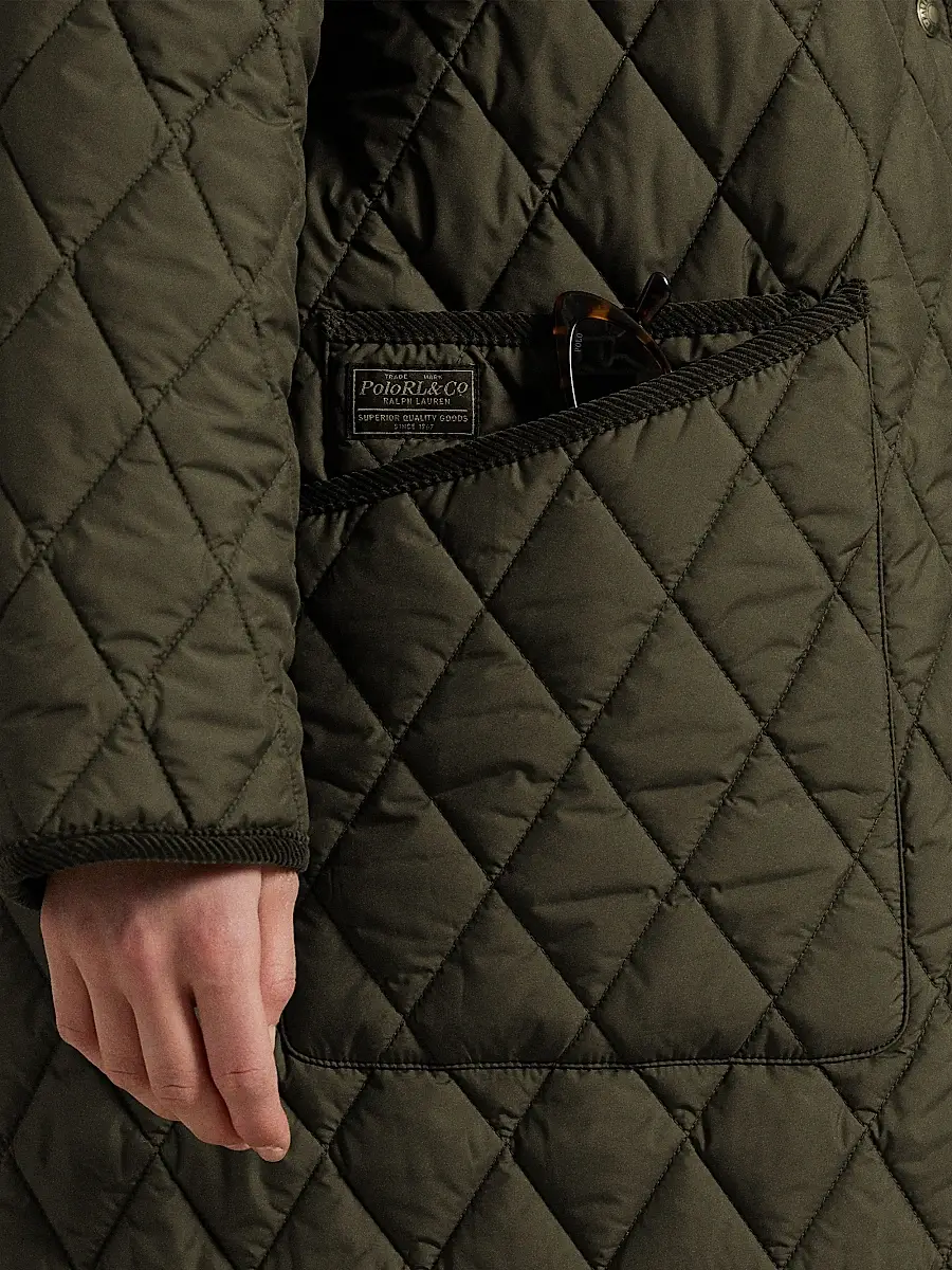 Polo Ralph Lauren Women's Oversized Quilted Barn Jacket | Thumbnail 6 Polo Ralph Lauren Women's Oversized Quilted Barn Jacket | Thumbnail 6