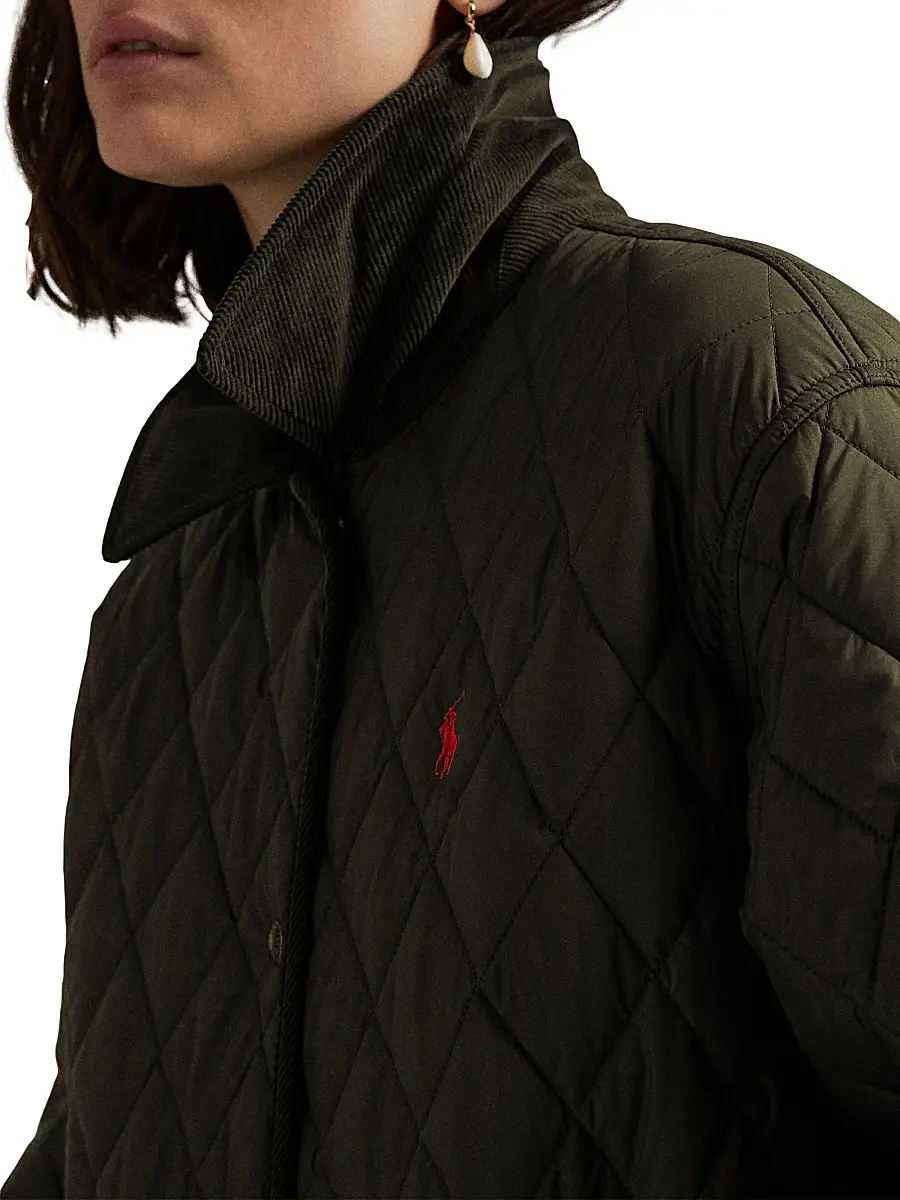 Polo Ralph Lauren Women's Oversized Quilted Barn Jacket | Thumbnail 7 Polo Ralph Lauren Women's Oversized Quilted Barn Jacket | Thumbnail 7