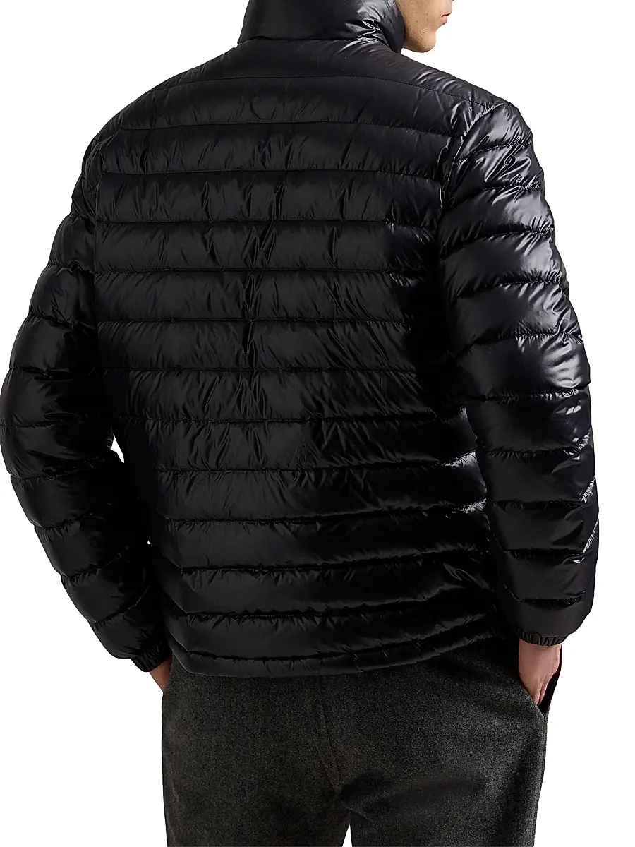 Polo Ralph Lauren Men's Glossy Quilted Down Zip-Up Jacket | Thumbnail 4 Polo Ralph Lauren Men's Glossy Quilted Down Zip-Up Jacket | Thumbnail 4