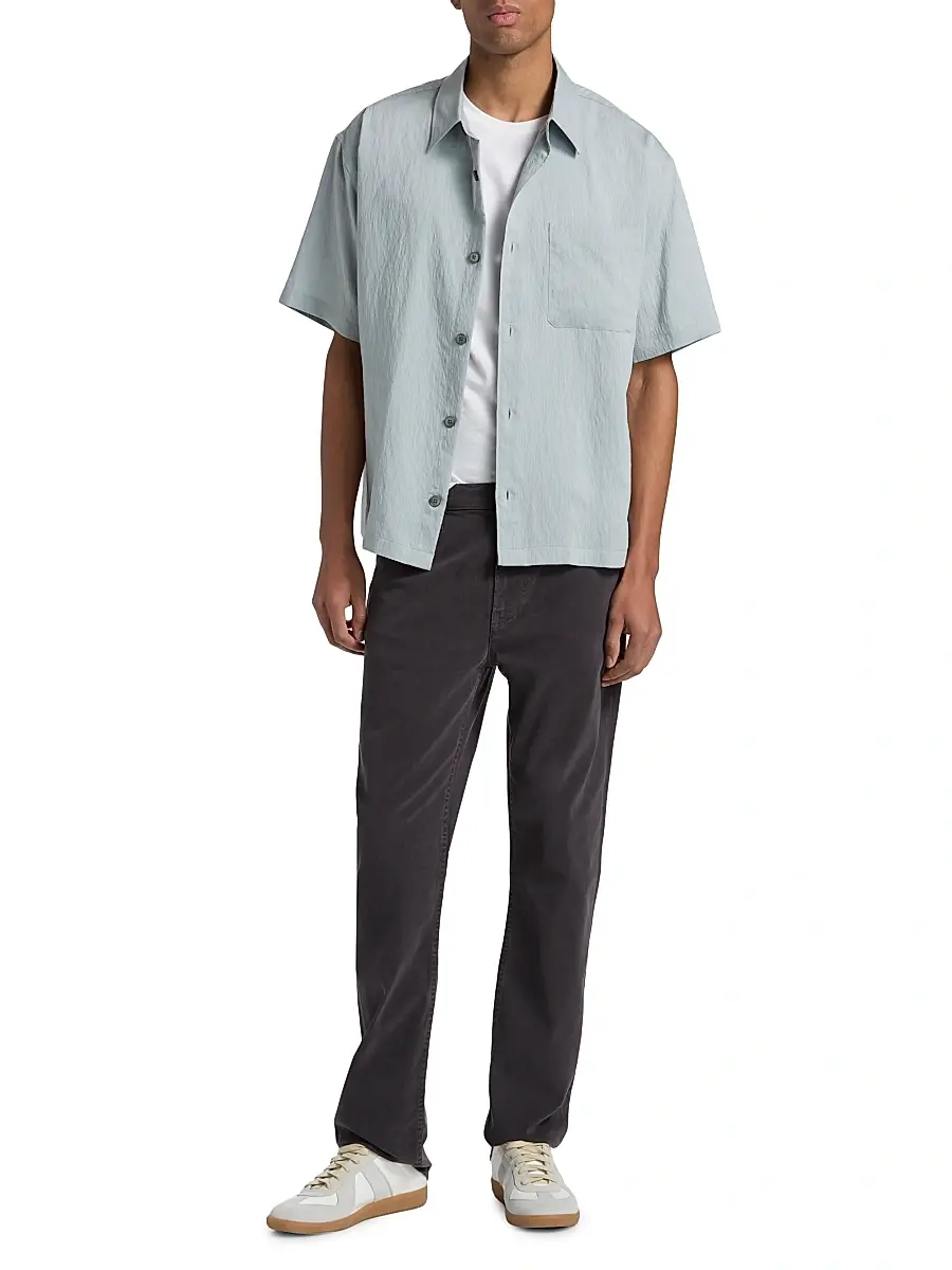 Frame Men's Lightweight Short-Sleeve Shirt | Thumbnail 2 Frame Men's Lightweight Short-Sleeve Shirt | Thumbnail 2
