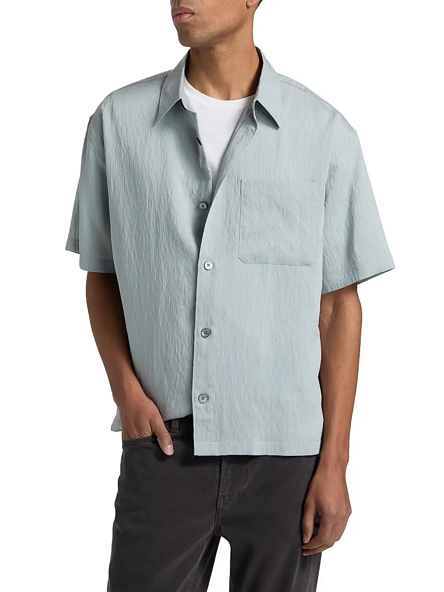Frame Men's Lightweight Short-Sleeve Shirt | Thumbnail 3 Frame Men's Lightweight Short-Sleeve Shirt | Thumbnail 3