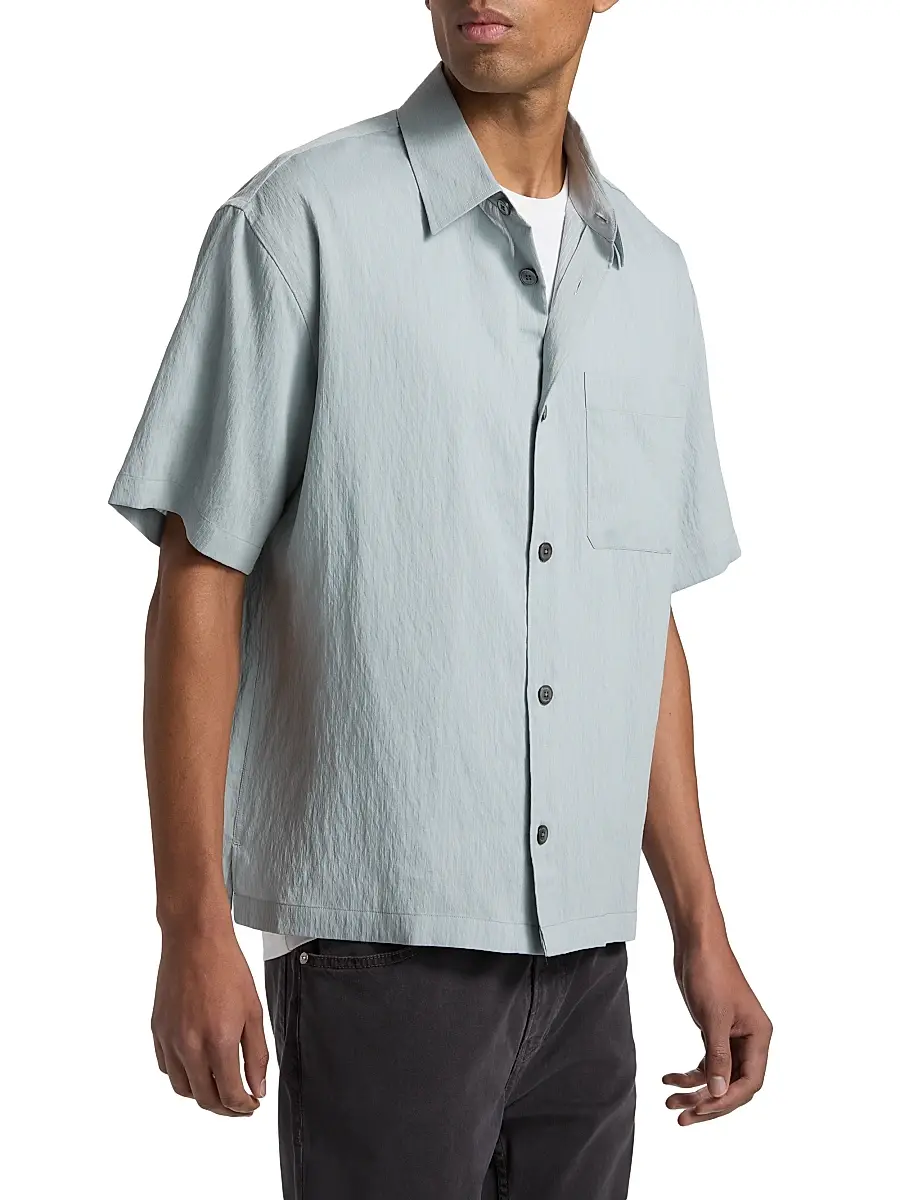Frame Men's Lightweight Short-Sleeve Shirt | Thumbnail 4 Frame Men's Lightweight Short-Sleeve Shirt | Thumbnail 4
