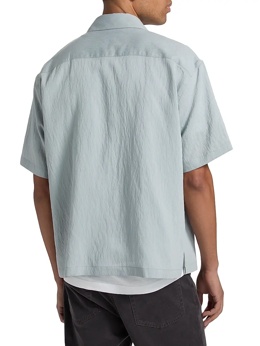 Frame Men's Lightweight Short-Sleeve Shirt | Thumbnail 5 Frame Men's Lightweight Short-Sleeve Shirt | Thumbnail 5