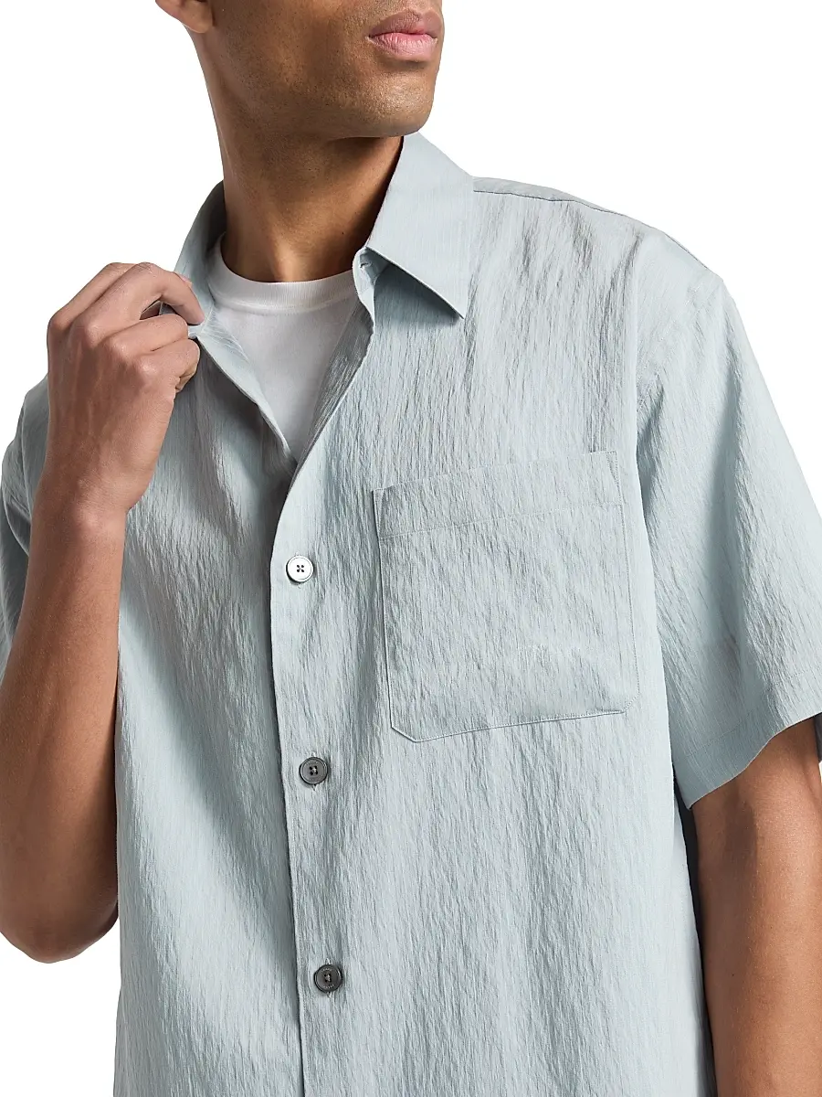 Frame Men's Lightweight Short-Sleeve Shirt | Thumbnail 6 Frame Men's Lightweight Short-Sleeve Shirt | Thumbnail 6